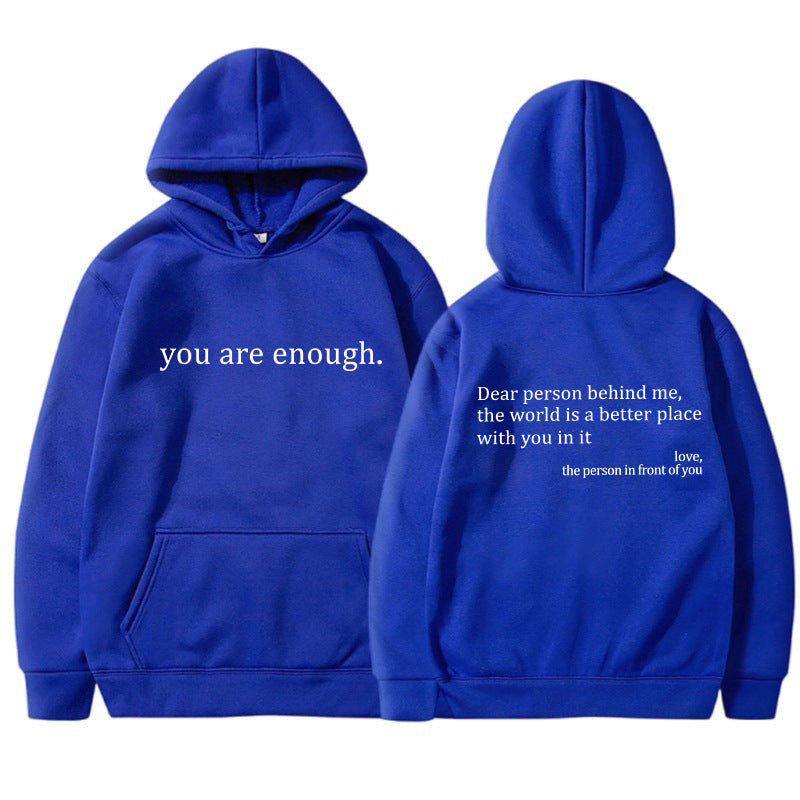 Casual Graphic Print Pullover Hoodie Women