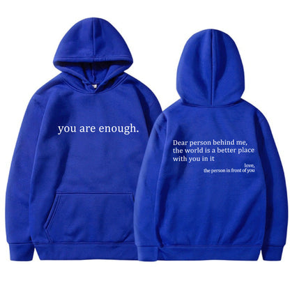 Casual Graphic Print Pullover Hoodie Women