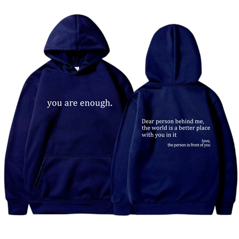 Casual Graphic Print Pullover Hoodie Women