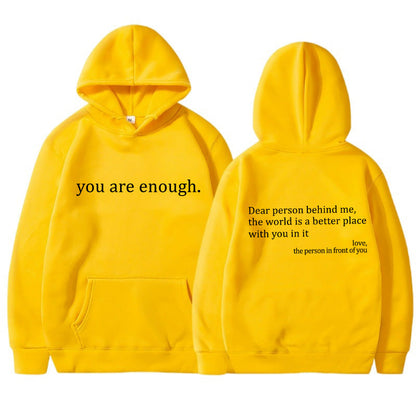 Casual Graphic Print Pullover Hoodie Women