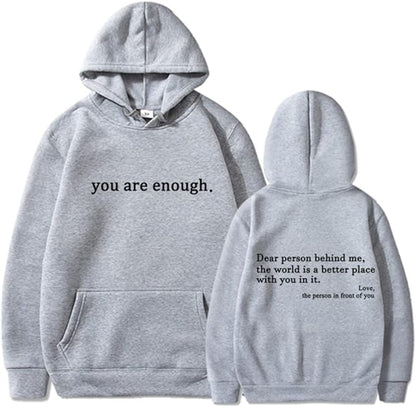 Casual Graphic Print Pullover Hoodie Women
