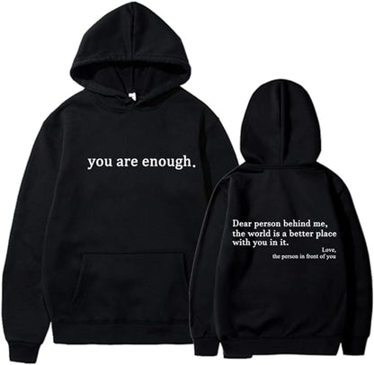 Casual Graphic Print Pullover Hoodie Women