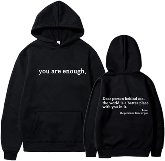 Casual Graphic Print Pullover Hoodie Women
