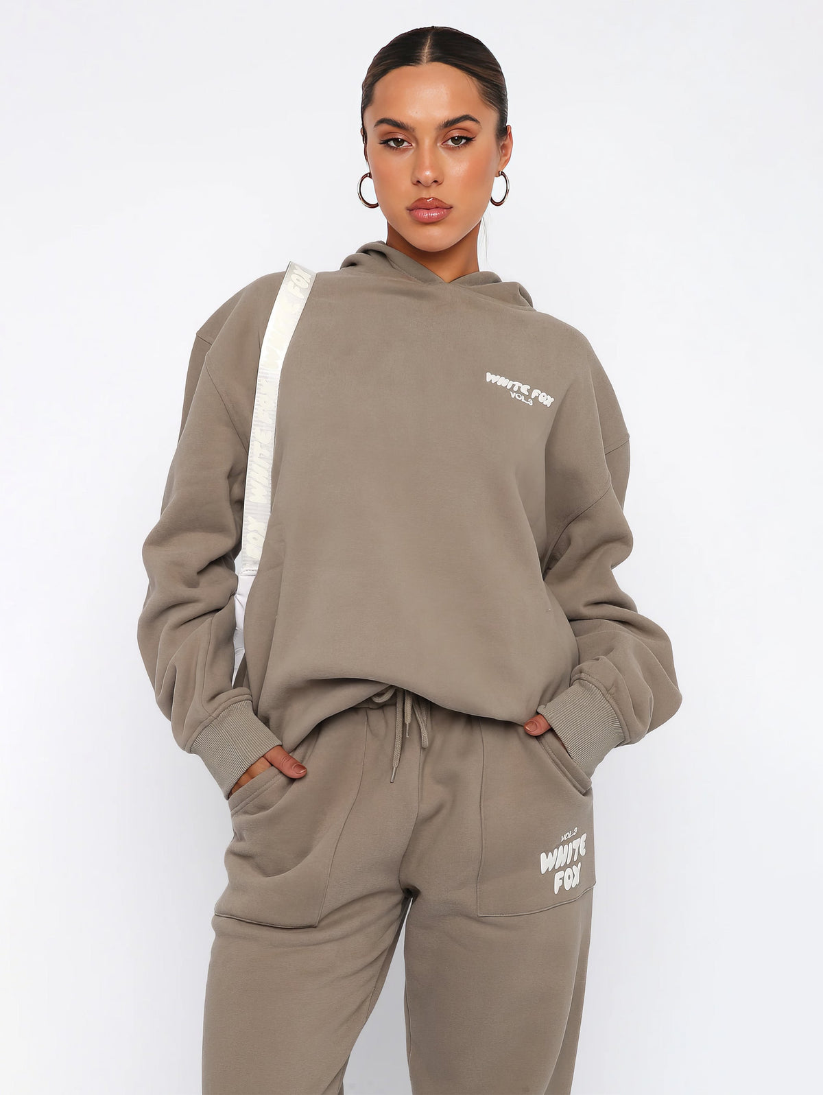 Sporty Zip-Up Tracksuit Activewear Set Women