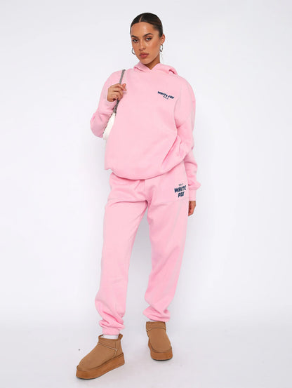 Sporty Zip-Up Tracksuit Activewear Set Women
