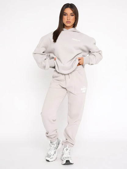 Sporty Zip-Up Tracksuit Activewear Set Women