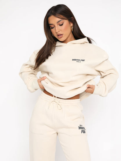 Sporty Zip-Up Tracksuit Activewear Set Women