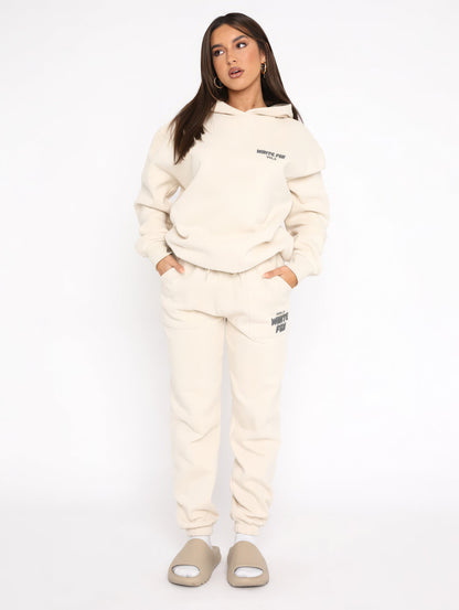 Sporty Zip-Up Tracksuit Activewear Set Women