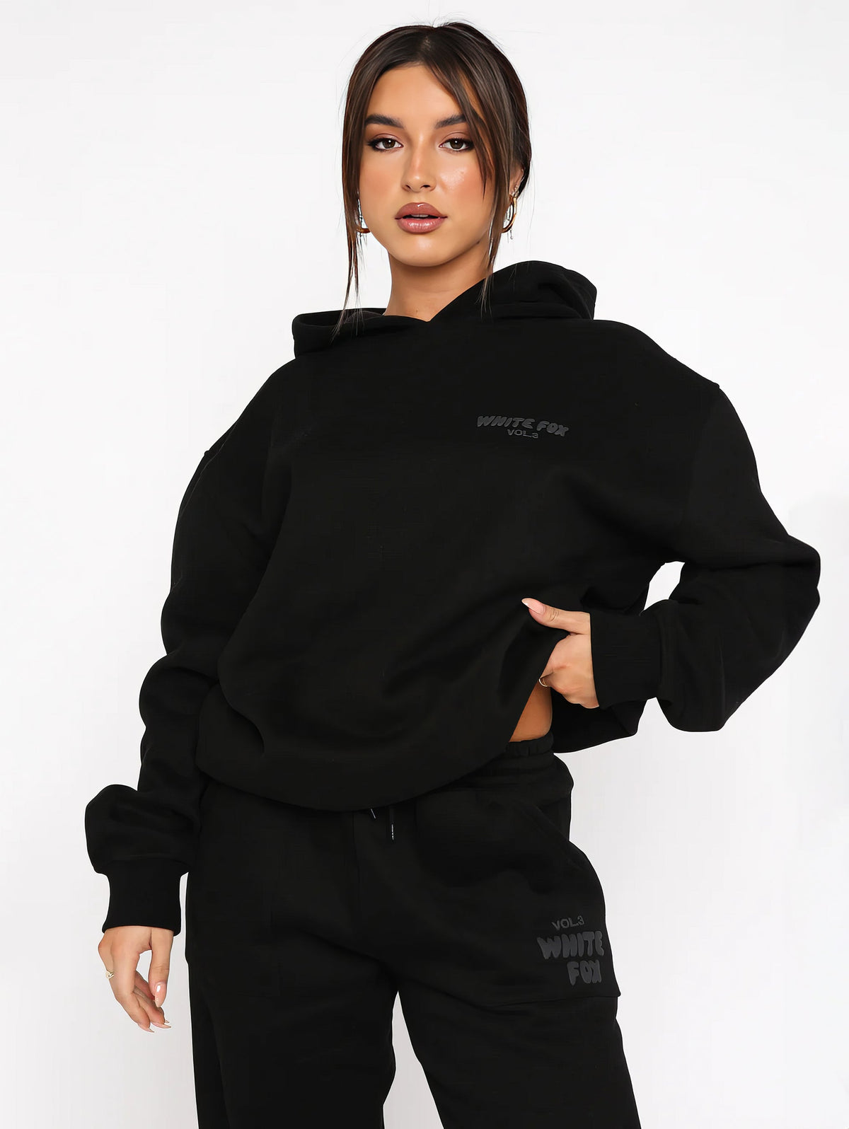 Sporty Zip-Up Tracksuit Activewear Set Women